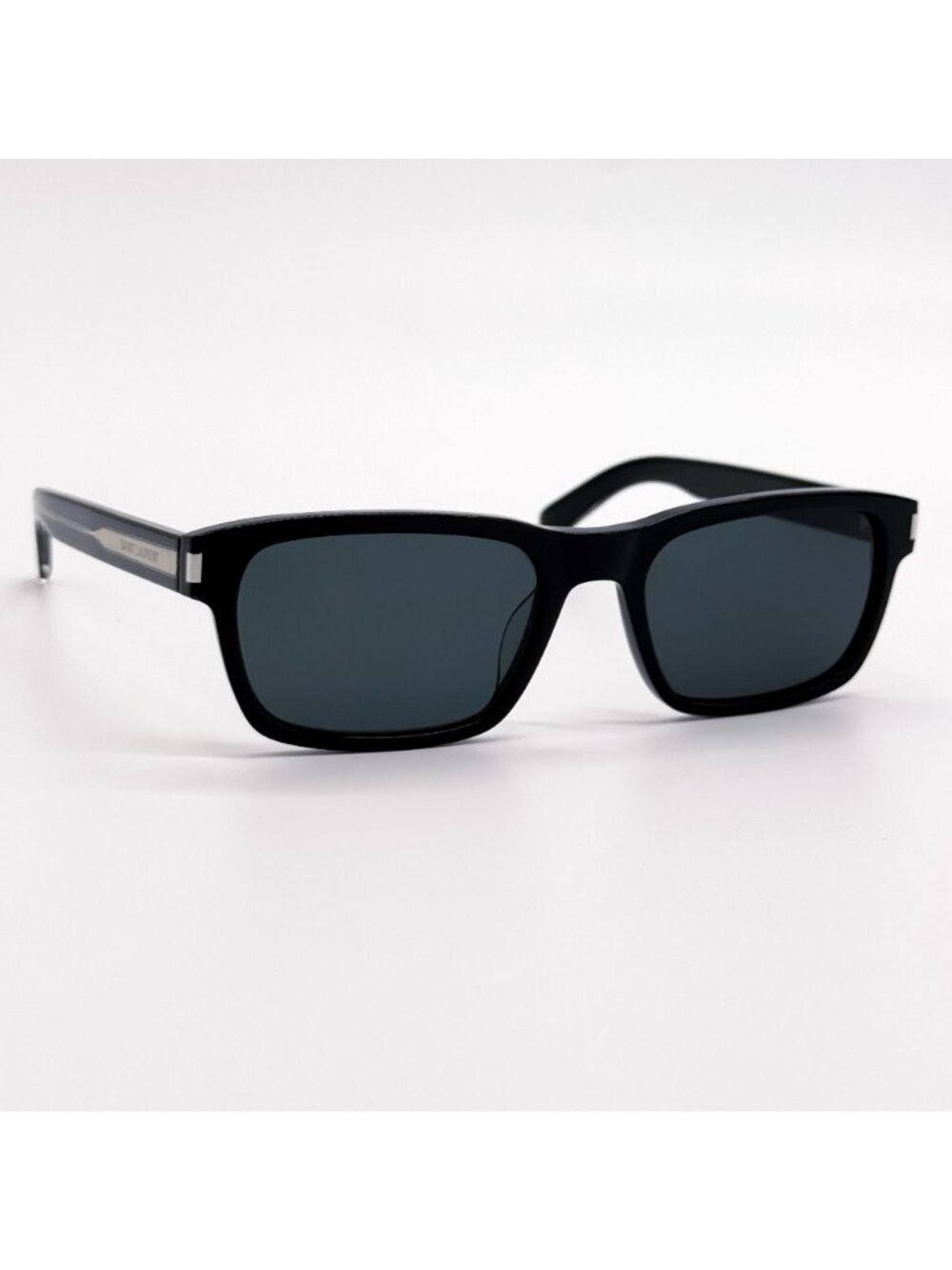 New Saint Laurent Sunglasses SL662 001 Black Square Eyewear - Picture 5 of 11